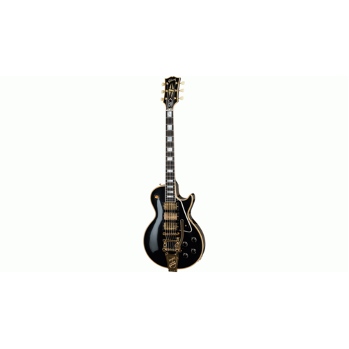 The Gibson 1957 Les Paul Custom Reissue - Ebony 3-Pickup - Bigsby Trem - Vintage Patina