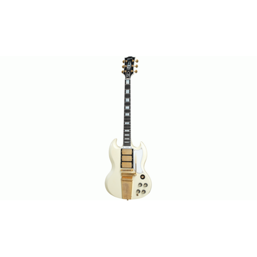 The Gibson 1963 Les Paul SG Custom Reissue w/ Maestro Vibrola - Classic White