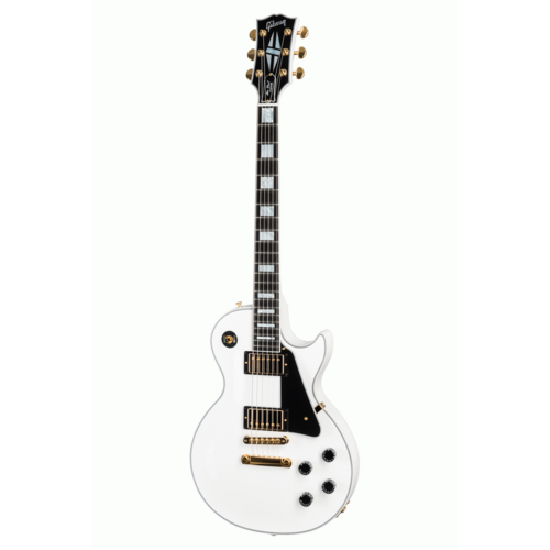 The Gibson Les Paul Custom w/ Ebony Fingerboard Gloss - Alpine White