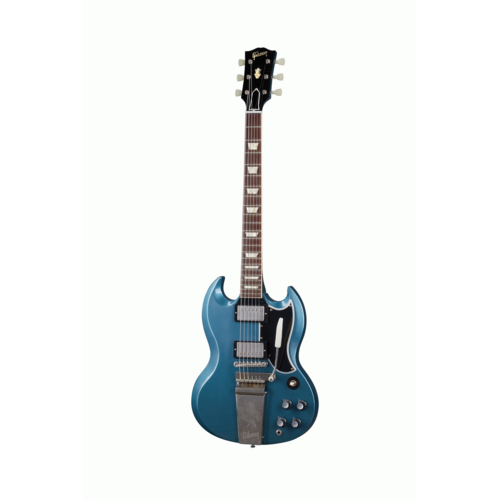 The Gibson 1964 SG Standard With Maestro Vibrola Pelham Blue Ultra Light Aged