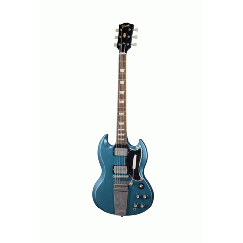 The Gibson 1964 SG Standard With Maestro Vibrola Pelham Blue Light Aged