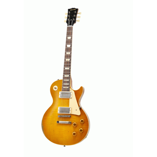 The Gibson 1958 Les Paul Standard Lemon Burst Heavy Aged