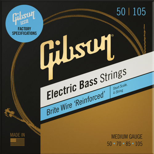 GIBSON SHT SCL Brite Wire EL Bass Strings 4String RWND MED