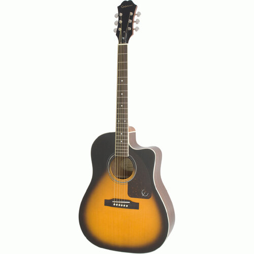 Epiphone AJ-220SCE Solid Top Ac/Electric Vintage Sunburst
