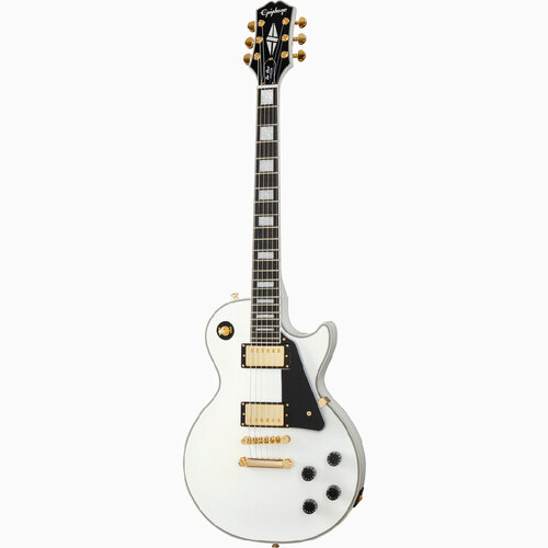 Epiphone Les Paul Custom Electric Guitar Alpine White