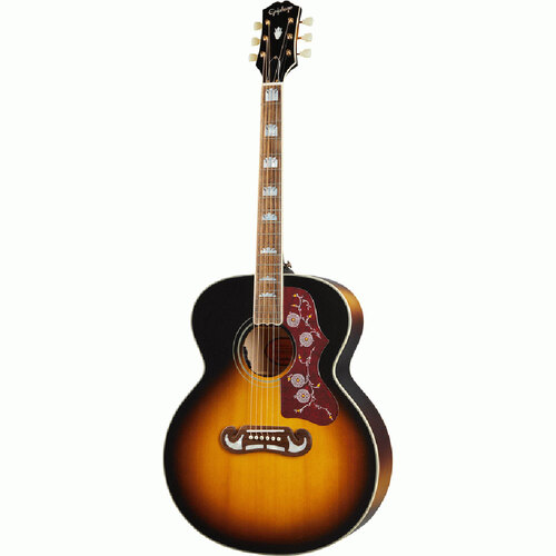 Epiphone J-200 Jumbo AC/EL Guitar Aged Vintage Sunburst Gloss