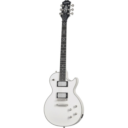 Epiphone Jerry Cantrell "Prophecy" Les Paul Custom Electric Guitar White in Case