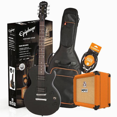 Epiphone Les Paul Special E1 Guitar Pack with Orange Crush Amplifier & Accessories