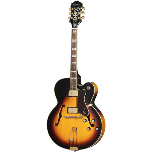Epiphone Broadway Electric Guitar Vintage Sunburst in Premium Gig Bag