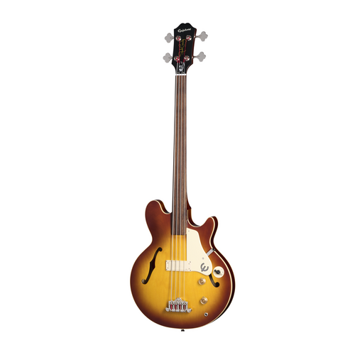 Epiphone Jack Casady Fretless Bass Aged Royal Tan