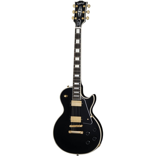 Epiphone Les Paul Custom Electric Guitar Ebony in Case