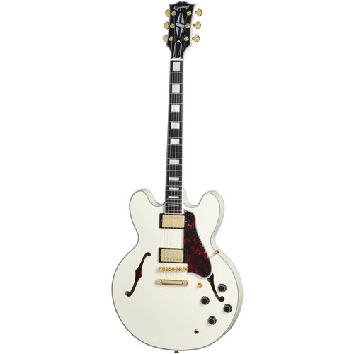 Epiphone 1959 ES-355 Electric Guitar Classic White in Case