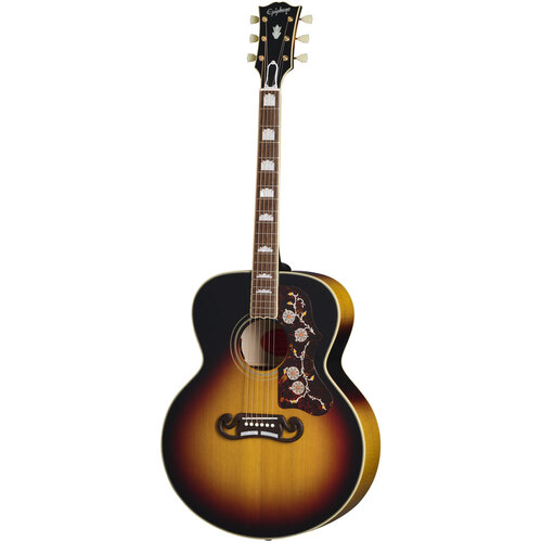 Epiphone 1957 SJ-200 AC/EL Guitar Vintage Sunburst in Case