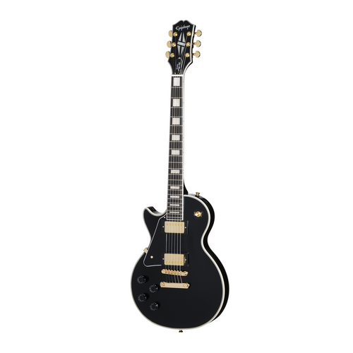 Epiphone Les Paul Custom Ebony Left Handed Including Premium Gig Bag