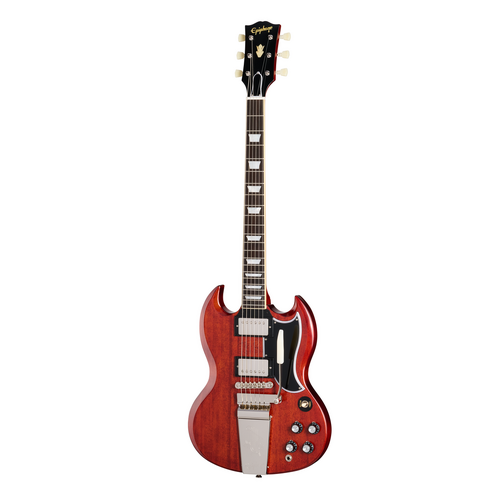 Epiphone 1964 SG Standard Reissue with Maestro Vibrola, Cherry Red