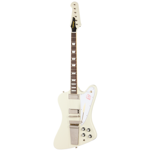 Epiphone 1963 Firebird V With Maestro Vibrola Reissue, Polaris White