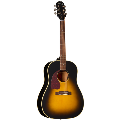 Epiphone J-45 Standard Vintage Sunburst Left Handed Acoustic Guitar