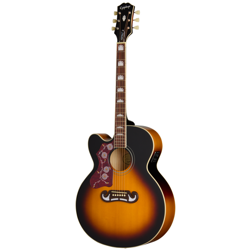 Epiphone J-200 Studio EC Vintage Sunburst Left Handed