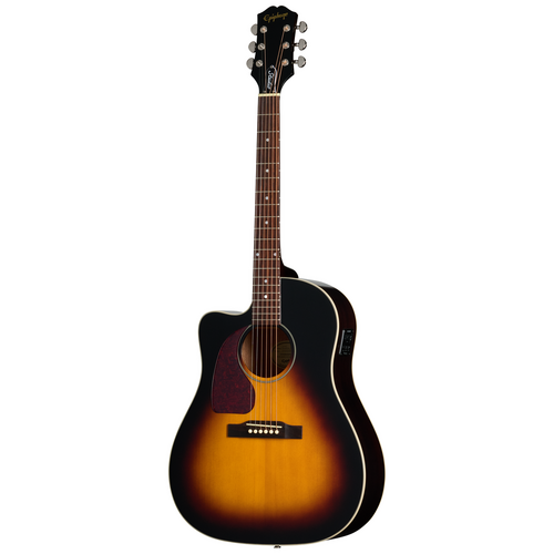 Epiphone J-45 Studio EC Vintage Sunburst Left Handed