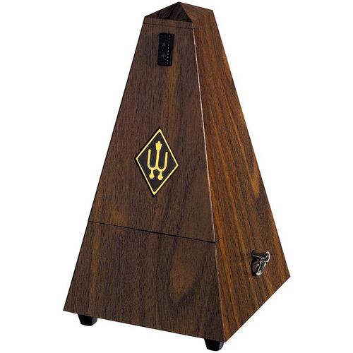 Wittner 855 Series Metronome with Bell in Walnut Grain Finish