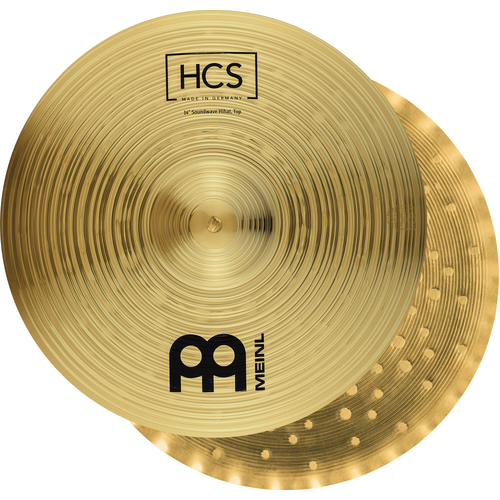 Hi Hats: HCS Soundwave Hihat, 14"