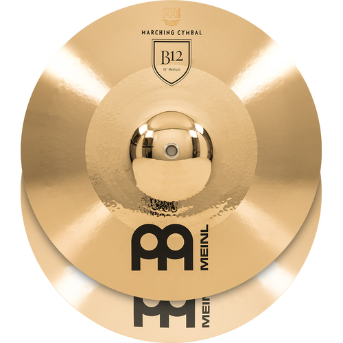 Hand Cymbals: Pro Marching, B12, Pair, 16"