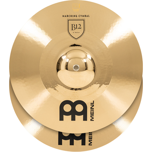 Hand Cymbals: Pro Marching, B12, Pair, 18"