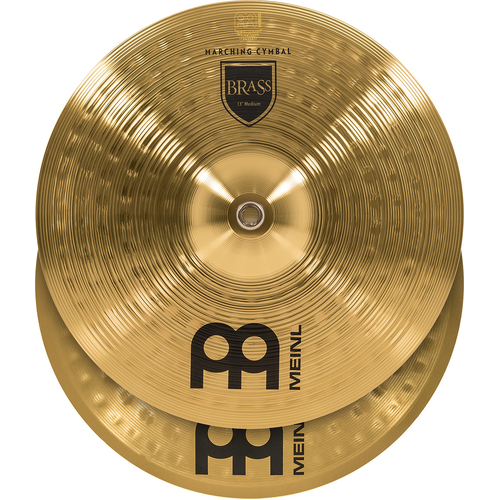 Hand Cymbals: Student Marching, Brass, Pair, 13"