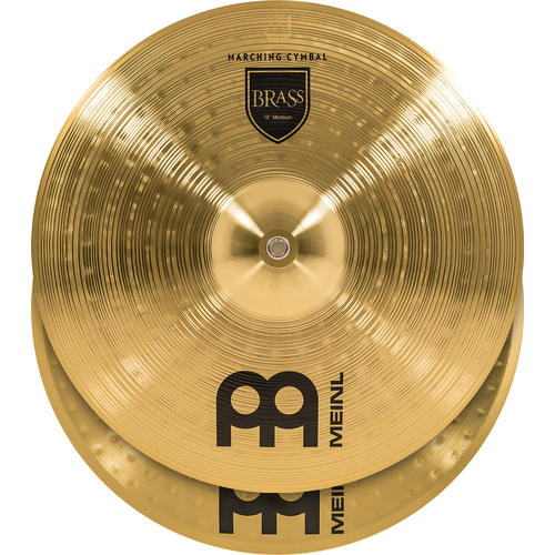 Hand Cymbals: Student Marching, Brass, Pair, 18"