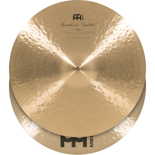 Hand Cymbals: Symphonic, Pair, Medium Heavy, 19"