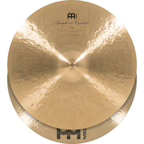 Hand Cymbals: Symphonic, Pair, Medium, 22"