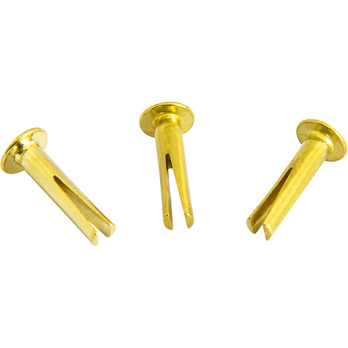 Cymbal Sizzle Rivets: 3 x Brass Rivets