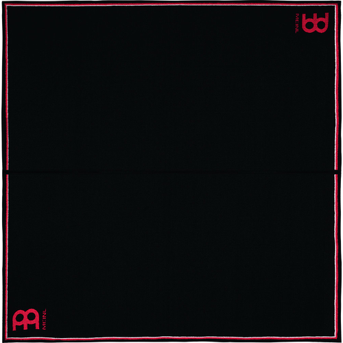Drum Rug: Large, 200cm x 200cm, Black w/ Red Trim