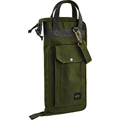 Stick Bag: Canvas Collection, Waxed, Forest Green