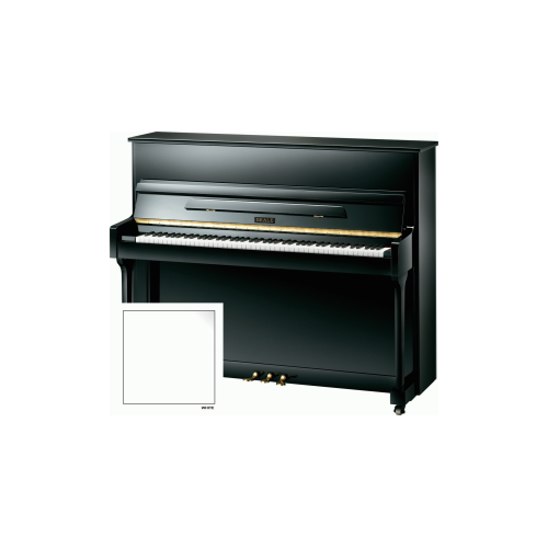Beale UP118M2 Upright Piano - Available in 4 Colours, White, Dark Walnut, Ebony, and Brown Mahogany