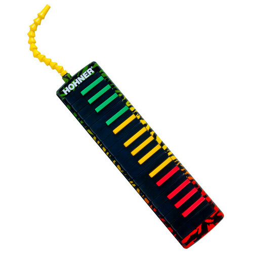 Hohner Airboard 32-Key Melodica in Rasta Design