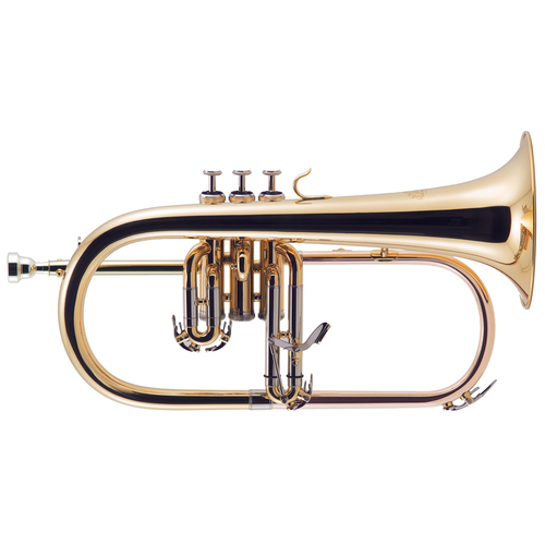 JMichael FG500 Flugel Horn (Bb) in Clear Lacquer Finish
