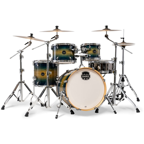 Mapex AR504SVET Armory Series 5-Pce Drum Kit in Rainforest Burst