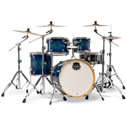 Mapex AR504SVNJ Armory Series 5-Pce Drum Kit in Blue Wave