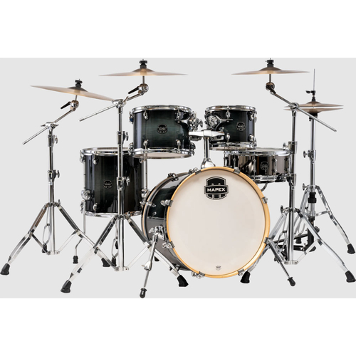 Mapex AR504SVOZ Armory Series 5-Pce Drum Kit in Black Onyx Burst