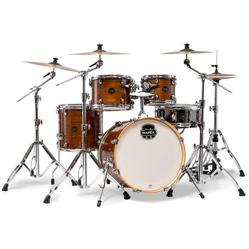 Mapex AR504SVWJ Armory Series 5-Pce Drum Kit in Roasted Chestnut
