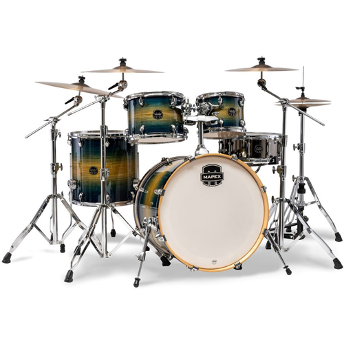 Mapex AR529SVET Armory Series 5-Pce Drum Kit in Rainforest Burst