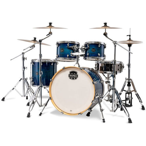 Mapex AR529SVNJ Armory Series 5-Pce Drum Kit in Blue Wave