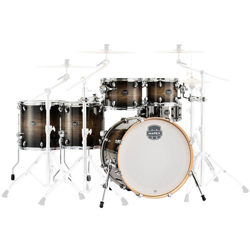 Mapex AR628SFETK Armory Series 6-Pce Drum Kit in Black Dawn