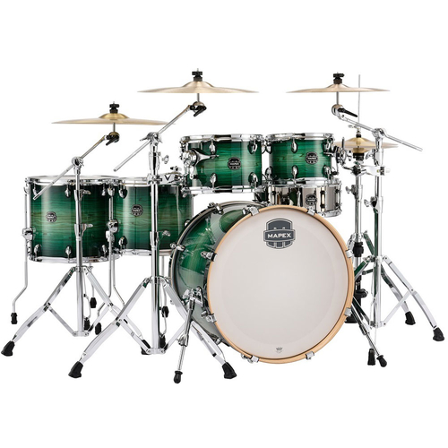 Mapex AR628SFG Armory Series 6-Pce Drum Kit in Emerald Burst