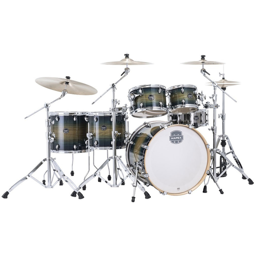 Mapex AR628SFUET Armory Series 6-Pce Drum Kit in Rainforest Burst