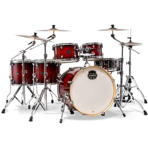 Mapex AR628SFUVNR Armory Series 6-Pce Drum Kit in Red Onyx