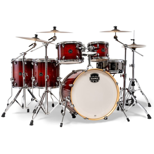 Mapex AR628SVNR Armory Series 6-Pce Drum Kit in Red Onyx