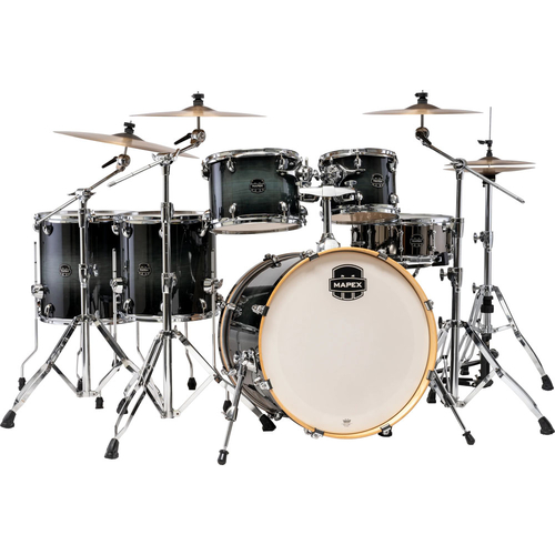 Mapex AR628SVOZ Armory Series 6-Pce Drum Kit in Black Onyx Burst