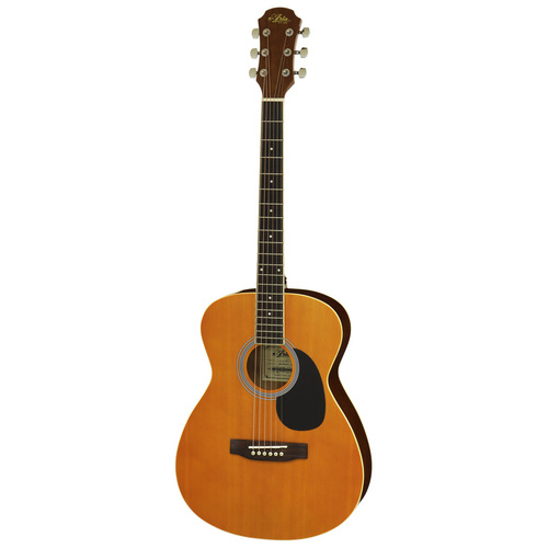 Aria AF-15 Folk Body Acoustic Guitar in Natural Satin